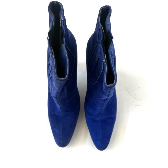 Casadei Blue Heel Boot B15/7 - Picture 5 of 12